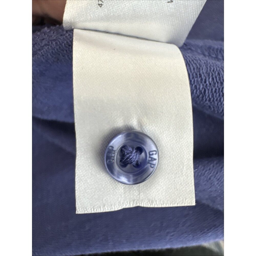 Gap Men's M Long Sleeve Knit Button Down Shirt Blue NWT - Picture 11 of 15
